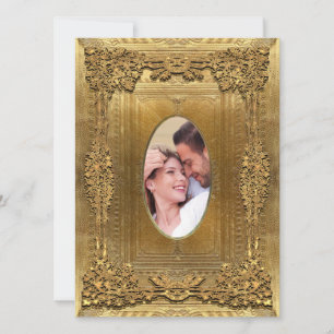 Peiffer Formal  Photo Wedding  5.5 x 7.5 Invitation