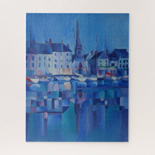 Peinture de Honfleur, France - Jigsaw Puzzle