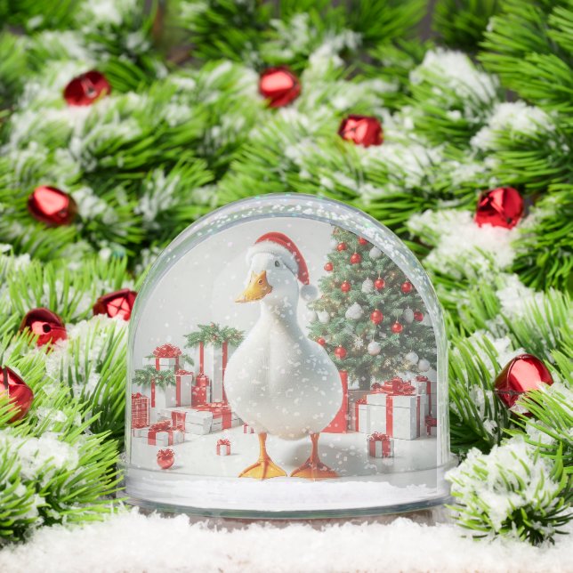 PEKIN CHRISTMAS DUCK SNOW GLOBE (Christmas)