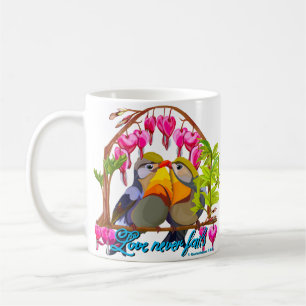 Pekin Robins—Leiothrix Love Never Fails Coffee Mug