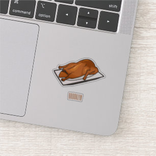 Peking duck cartoon illustration