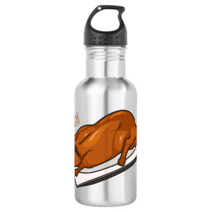 Peking duck cartoon illustration 532 ml water bottle