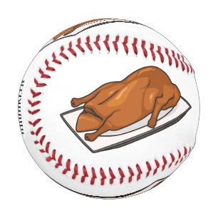 Peking duck cartoon illustration baseball