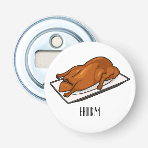 Peking duck cartoon illustration bottle opener