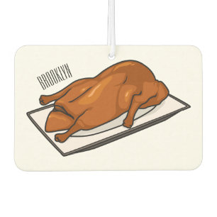 Peking duck cartoon illustration car air freshener