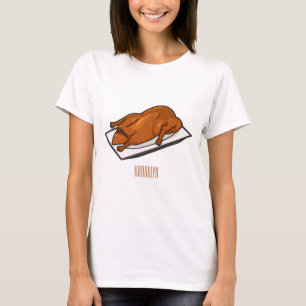 Peking duck cartoon illustration T-Shirt