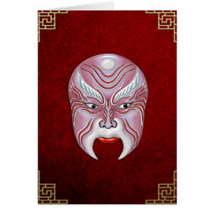 Peking Opera Face-paint Masks - Jiang Shang