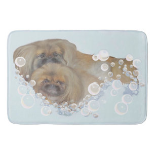 Pekingese Bath Time Mat
