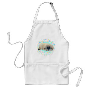Pekingese Bubble Happiness Standard Apron