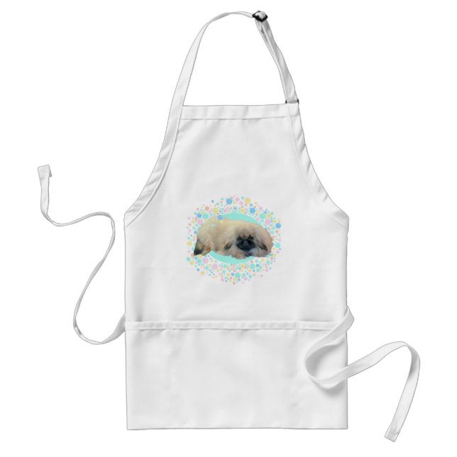 Pekingese Bubble Happiness Standard Apron (Front)