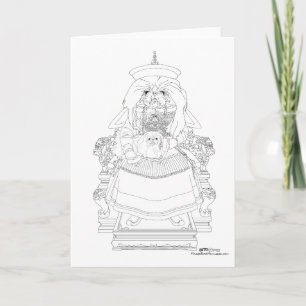 Pekingese Celestial With Pet Card