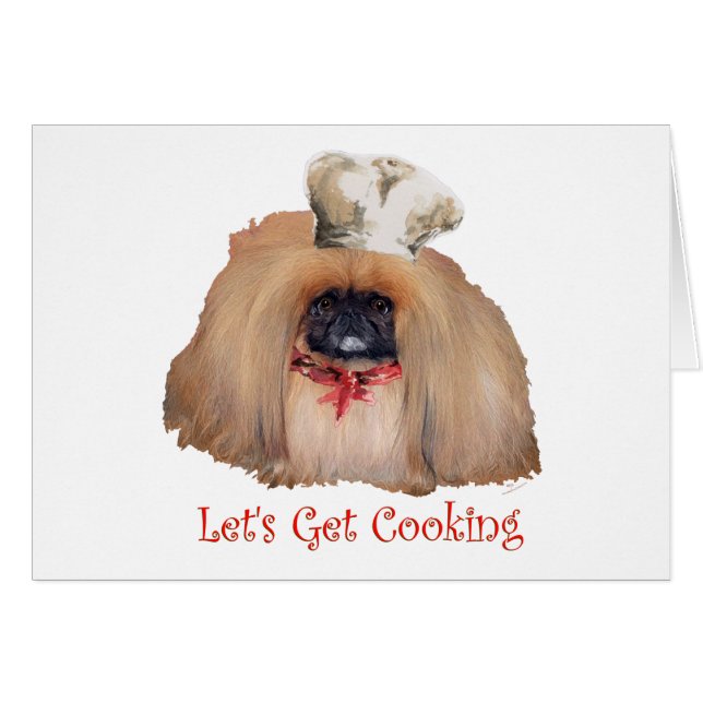 Pekingese Chef - Female (Front Horizontal)