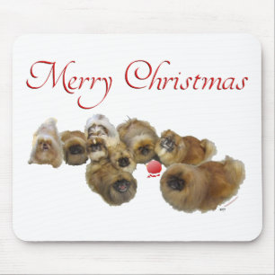 Pekingese Christmas Ornament Mouse Pad