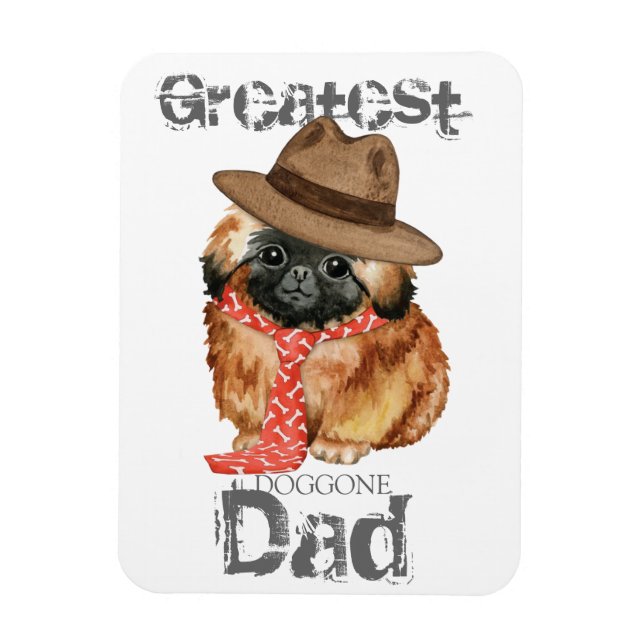 Pekingese Dad Magnet (Vertical)