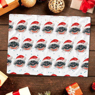 Pekingese Dog Breed Christmas Stars Fleece Blanket