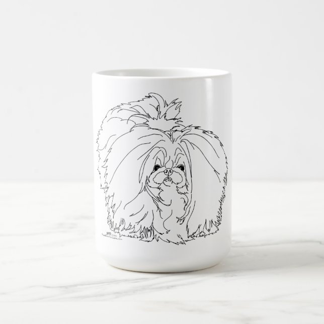 Pekingese Dog Coffee Mug (Center)