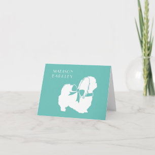Pekingese Dog Puppy Note Card