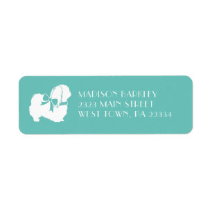 Pekingese Dog Puppy Return Address Label