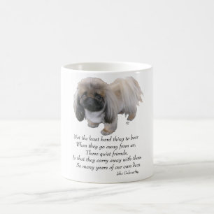 Pekingese Dog Rainbow Bridge Coffee Mug