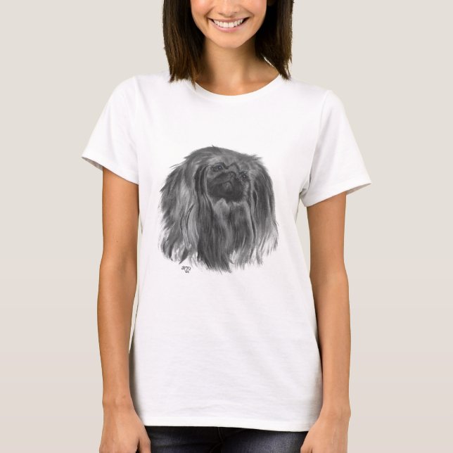Pekingese Dog T-Shirt (Front)