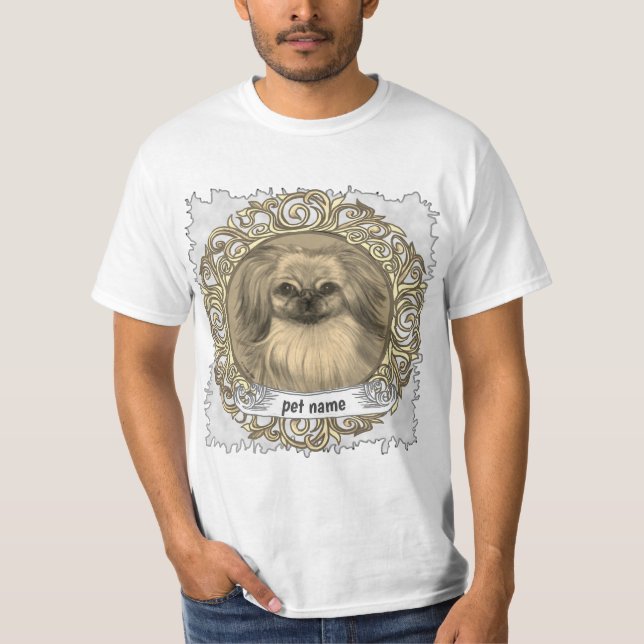 Pekingese Dog  T-Shirt (Front)