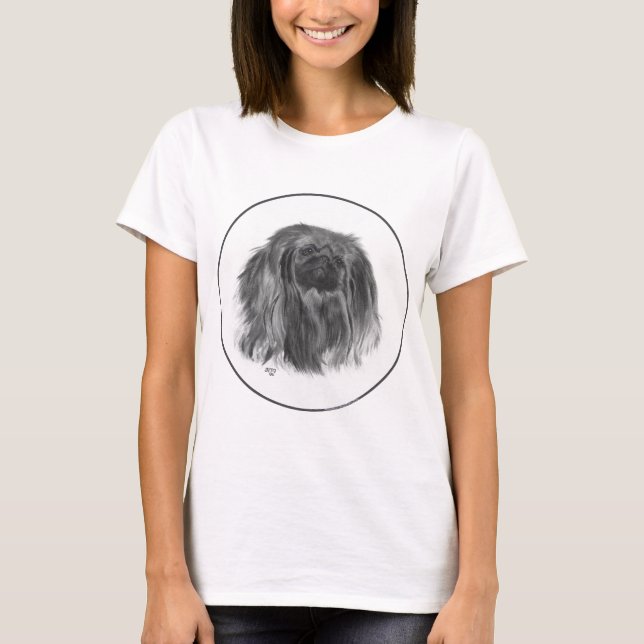 Pekingese Dog T-Shirt (Front)