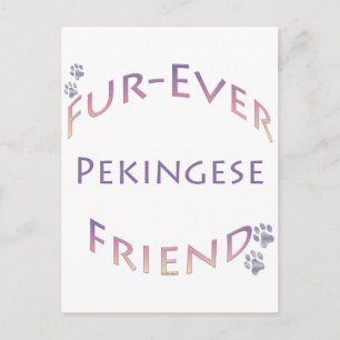 Pekingese Furever Postcard