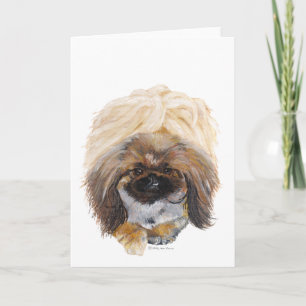 Pekingese Greeting Card