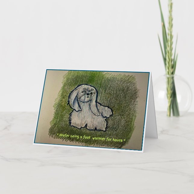 Pekingese Greeting card Card (Front)