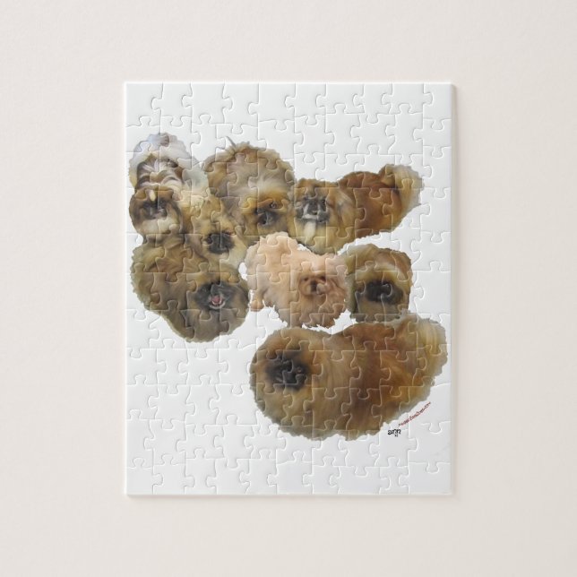 Pekingese Group Jigsaw Puzzle (Vertical)