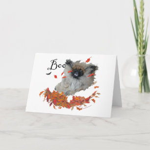 Pekingese Halloween Card