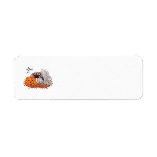 Pekingese Halloween Return Address Labels