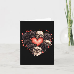 Pekingese Heart-shaped Cute Valentine’s Day Dog Lo Card