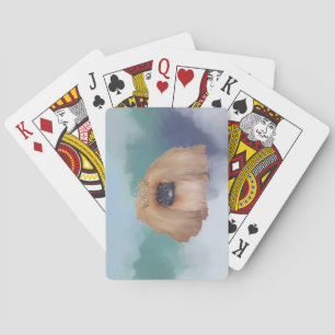 Pekingese Ice Princess Playing Cards