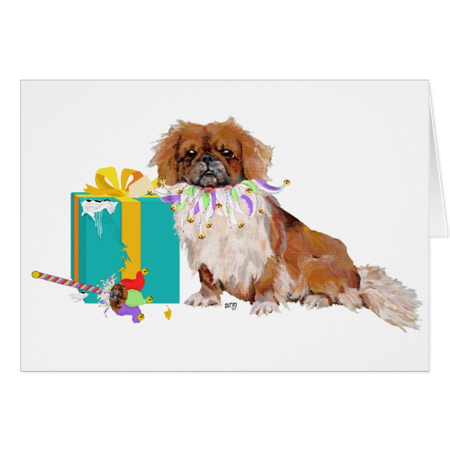 Pekingese in a Party Mood (Front Horizontal)