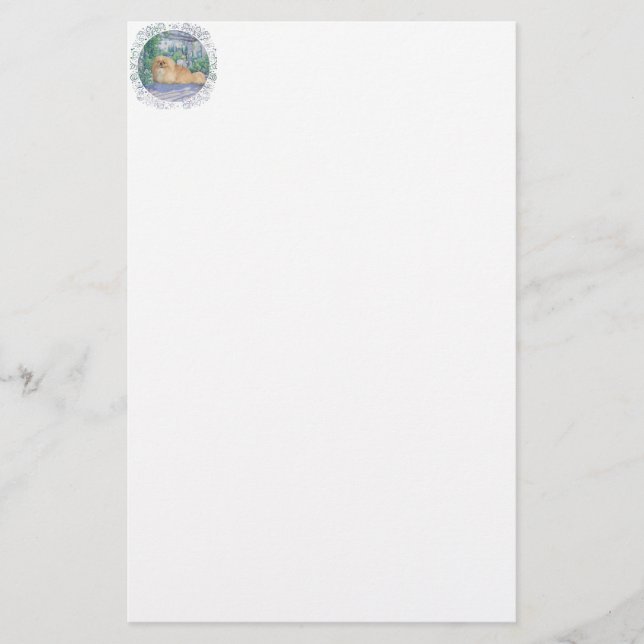 Pekingese in Lavender (Front)