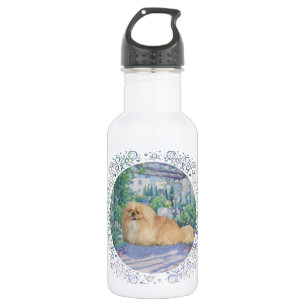 Pekingese in Lavender 532 Ml Water Bottle