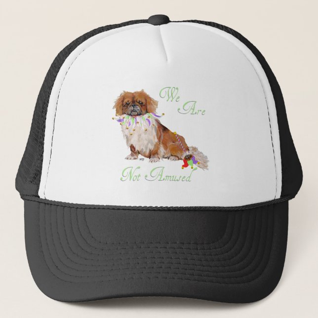 Pekingese is Not Amused Trucker Hat (Front)