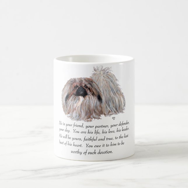 Pekingese Keepsake - MALE Coffee Mug (Center)