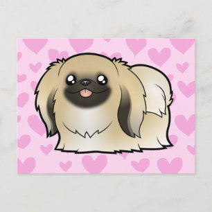 Pekingese Love (show cut) Postcard