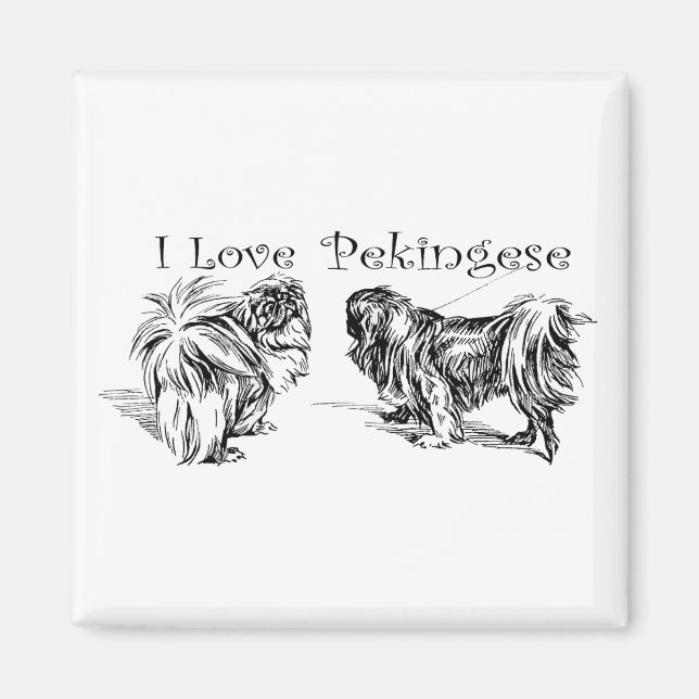 Pekingese Magnet (Front)