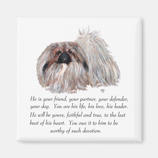 Pekingese Magnet (Front)