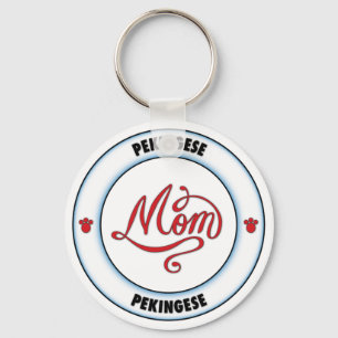 PEKINGESE mum Key Ring