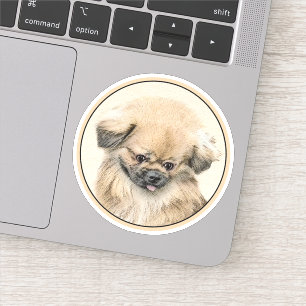Pekingese Painting - Cute Original Dog Art