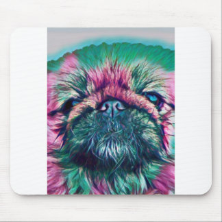 Pekingese Portrait Mouse Pad