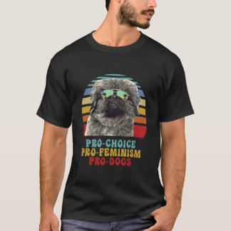 Pekingese Pro Choice Pro Feminism Pro Dogs T-Shirt