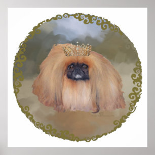 Pekingese Royal Poster
