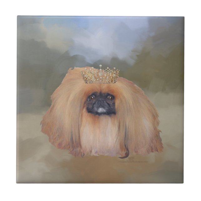 Pekingese Royal Tile (Front)