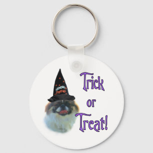 Pekingese Trick Key Ring