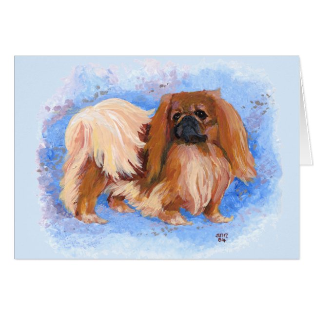 Pekingese True Blue (Front Horizontal)